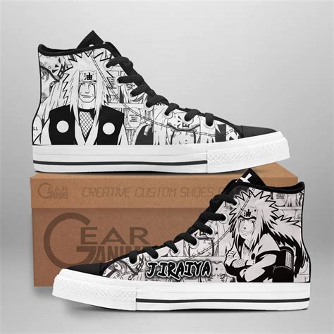 Naruto Converse - Jiraiya High Top Shoes | Anime Converse AG0512 | Anime Converse