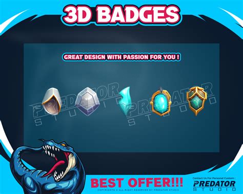 Twitch Sub Badges Cool Sub Badges Twitch Badge Ideas Bit - Etsy Ireland