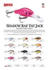 Rapala - Shadow Rap Fat Jack Lures – Willy Worms