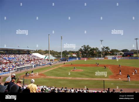 Toronto Blue Jays playing the Detroit tigers at Dunedin Baseball ...