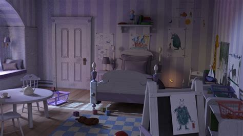 ArtStation - Boo's room from Monster Inc, Irene Pérez