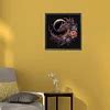 Diamond Painting - Full Round - Flower Dragon