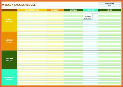 Excel free project planner template - southernholf