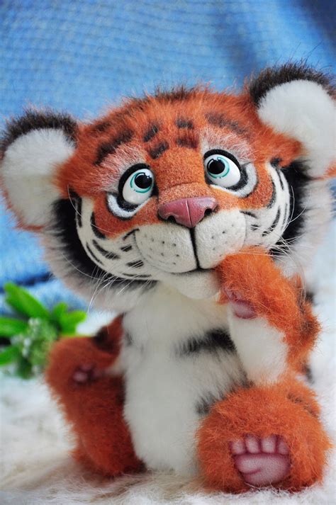 Tiger Stuffed Animal baby tiger toy tiger stuffie realistic | Etsy