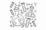 Magic Potions Coloring Page SVG Cut  By Creative Fabrica Crafts sketch template