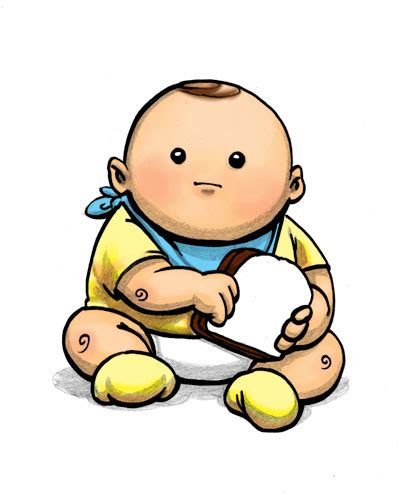 fat baby boy cartoon - Clip Art Library