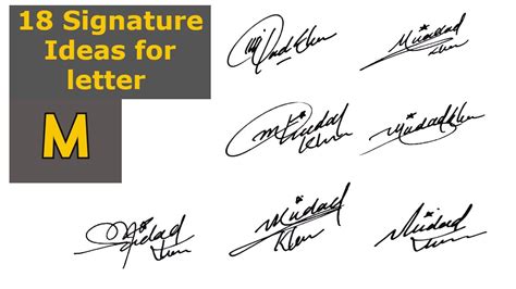 M signature style | M name signature style | Letter m signature Ideas ...