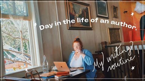 Day in the life of an author | My writing routine | First week as a full-time writer. - YouTube