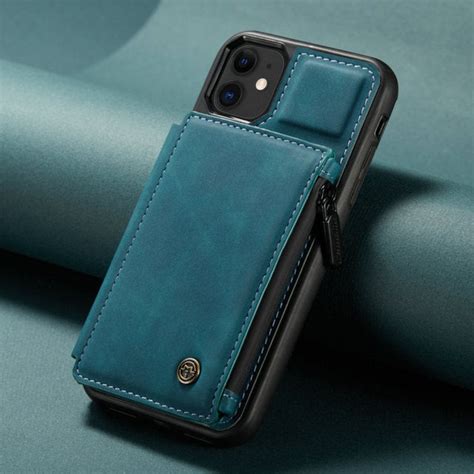 Slim Zipper Wallet Back Case For iPhone 11 to 15 series – Onetify