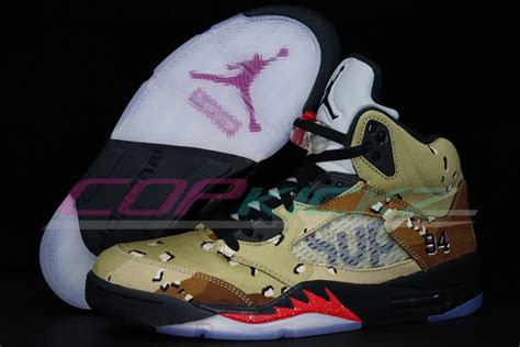 Supreme Air Jordan 5 Camo - Sneaker Bar Detroit