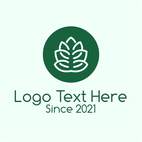 Circle Green Plant Logo | BrandCrowd Logo Maker | BrandCrowd