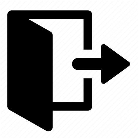 Door, exit, log out, logout, sign out icon - Download on Iconfinder