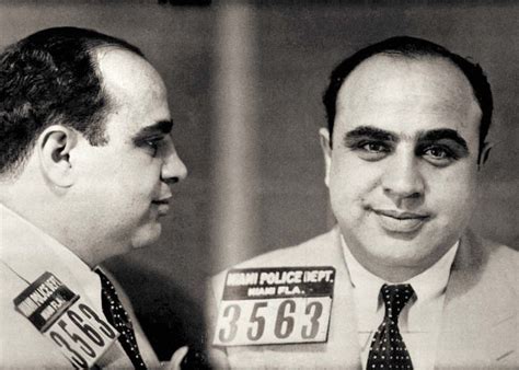 Al Capone Mugshot - Celebrity Mobster Mugshots