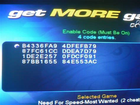 Need for Speed: Most Wanted Cheats and Codes for Gamecube🚫 Diversão ...