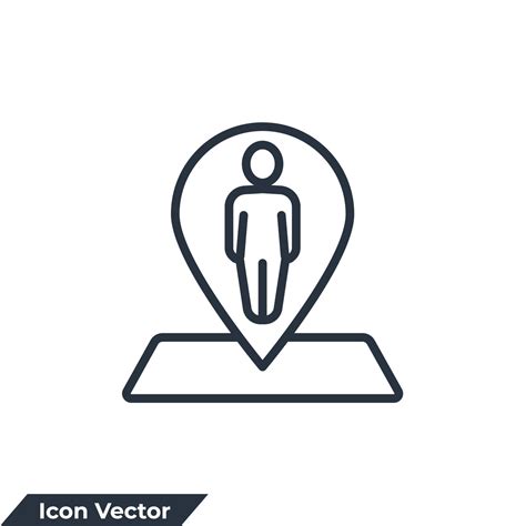 placeholder icon logo vector illustration. Navigation symbol template ...