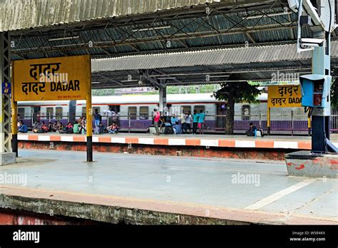 Dadar Railway Station platform Mumbai Maharashtra India Asia Stock ...