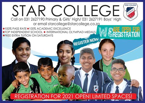 👉 ADMISSION OPEN FOR 2021 🏃🏃🏃🏃 👉Non... - Star College Durban