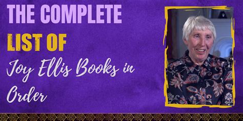 The Complete List of Joy Ellis Books in Order - Hooked To Books