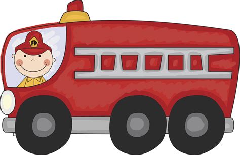 Free Fire Truck Clip Art Pictures - Clipartix