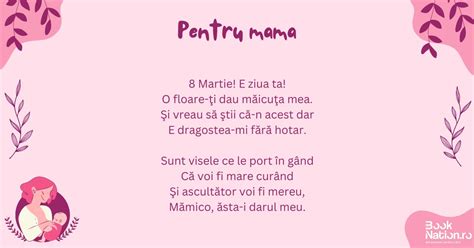 Pentru mama - Poezii de 8 martie - Booknation.ro