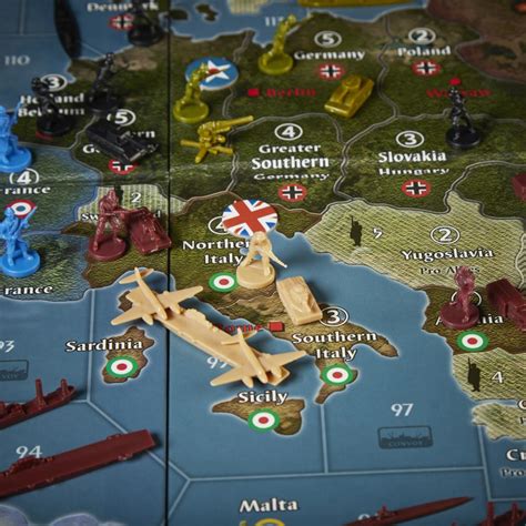 Avalon Hill Axis & Allies Europe 1940 Second Edition WWII Strategy Board Game, Ages 12 and Up, 2 ...