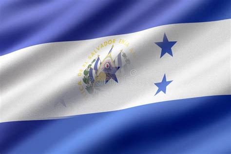 Honduras Vs El Salvador Soccer Match, National Colors, National Flags ...