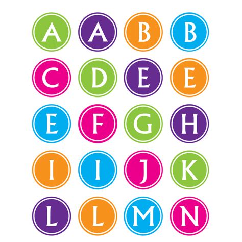 Brights Alphabet Stickers - TCR5910 | Teacher Created Resources