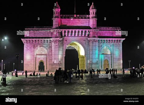 Gateway of India at Night, Mumbai, India Stock Photo - Alamy