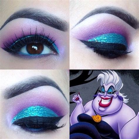 ᴀᴍᴀɴᴅᴀ on Instagram: "Beauty makeup inspired by Ursula" | Ursula makeup, Disney eye makeup ...