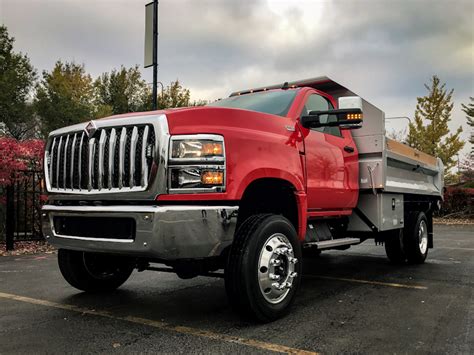 Highlighting the International CV Series medium duty trucks