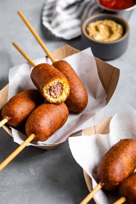 Gluten-Free Corn Dogs - Snixy Kitchen