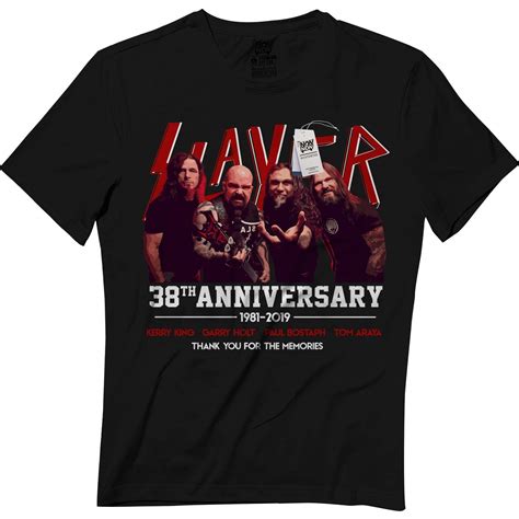 Thrash Metal Band 38th Anniversary 1981 2019 T Shirt | Teevimy