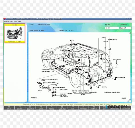 Toyota Car Parts Book Diagram Lexus, PNG, 780x780px, Toyota, Area, Car, Catalog, Diagram ...