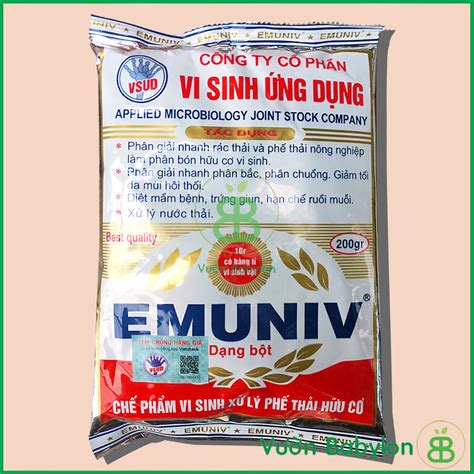 Chế phẩm vi sinh Emuniv - Chế Phẩm EM dùng ủ phân hữu cơ,chế phẩm xử lý rác thải hữu cơ cao cấp ...