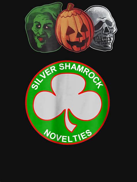 "Halloween 3 Silver Shamrock Masks" T-shirt by ruusvpv | Redbubble