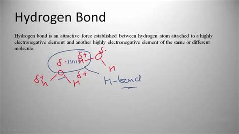 Hydrogen Bonding Animation