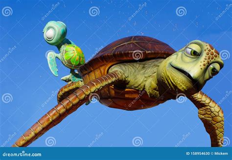 Finding Nemo Turtle Pixar Character Editorial Image - Illustration of ...