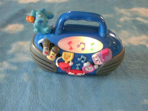 2000 Mattel Nickelodeon Blue's Clues Push Button Musical / Light Up Toy Radio | #1825333365