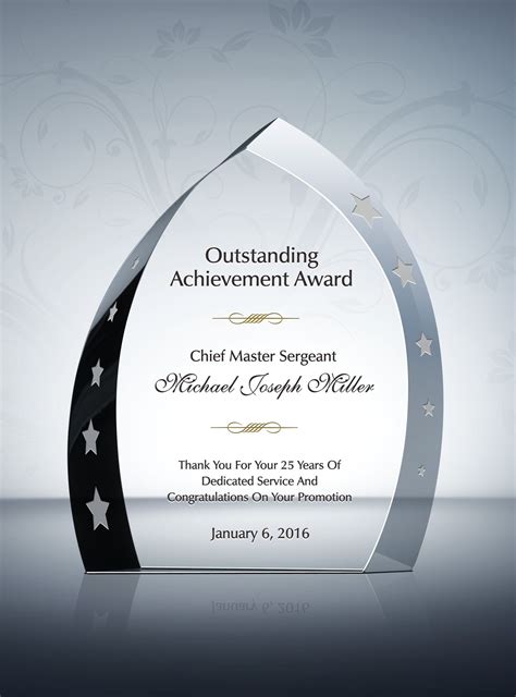 Employee Achievement Award | Achievement awards, Achievement, Award plaque