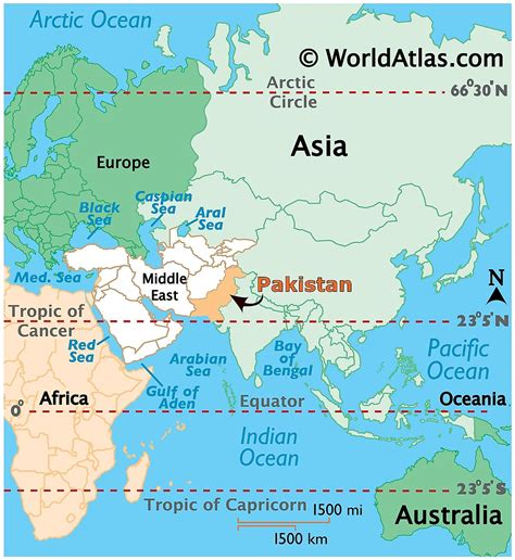 Mapas de Pakistán - Atlas del Mundo