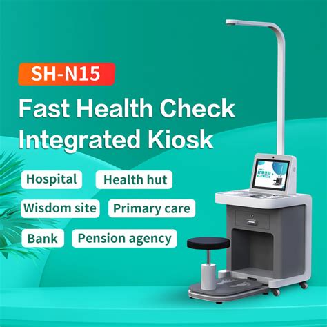 Digital Touch Screen Hospital Patient Self Check In Kiosk Blood Pressure BP Kiosk