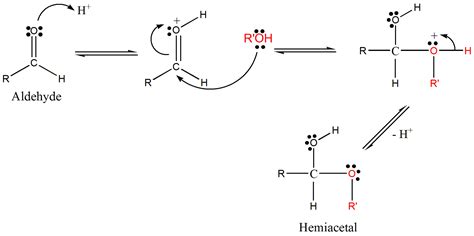 Image result for aldehyde and hemiacetal | Organic chemistry, Chemistry, Math