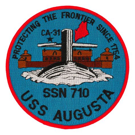 USS Augusta SSN-710 Patch | Flying Tigers Surplus