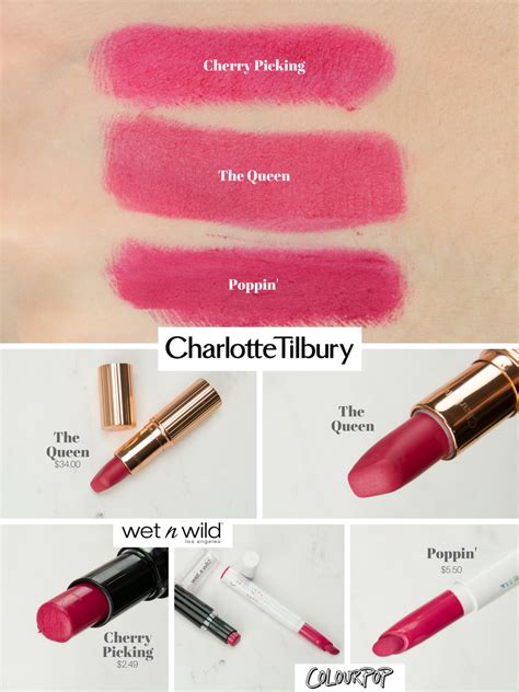 Affordable Charlotte Tilbury Lipstick Dupes - Beauty Hub