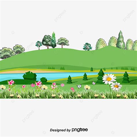 Garden PNG Picture, Vector Garden, Garden, Meadow, Park PNG Image For ...