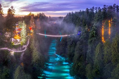 #VeryVancouver 📍 Capilano Suspension Bridge Park 📷 @CapilanoSuspensionBridge/IG Banff, Nova ...