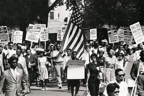 Marchers in Martin Luther King, Jr.'s, 1963 March on Washington ...