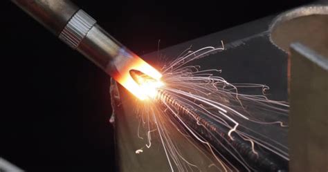 Laser welding machine with hand hold gun. Laser welding is shown in close-up. - Stock Video ...