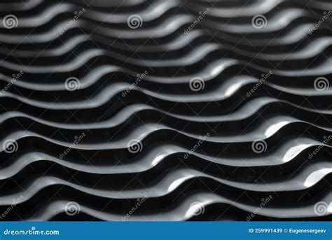 Gray Metal Roof Tiling with Wavy Shape Pattern, Close Up Photo Stock Image - Image of grungy ...