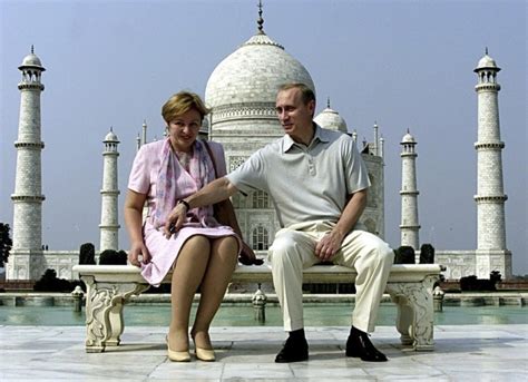 Putin's wife steps out of the shadows - to bid him farewell